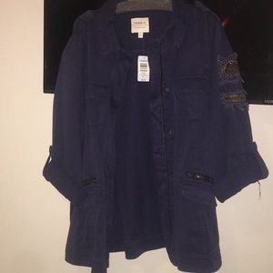 Torrid New Plus Size Military Jacket